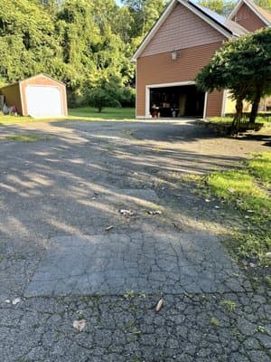 Paving project in progress