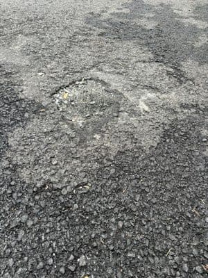 Residential driveway paving project