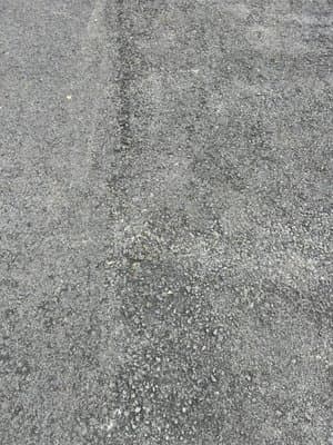 Completed residential driveway