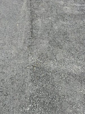 Finished driveway