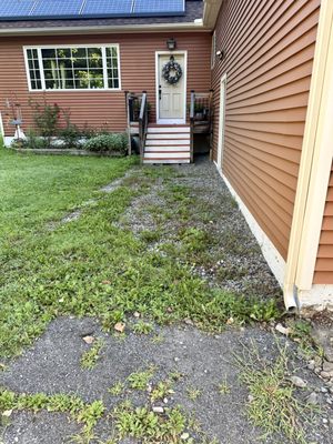 Storefront paving project